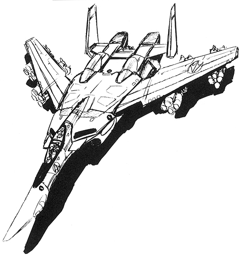 <VF-3000B Bomber Valkyrie (Bomber Mode)>